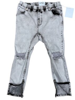 One Teaspoon Harley Killers Jeans Size 28, Harem Style Cropped Length Jeans